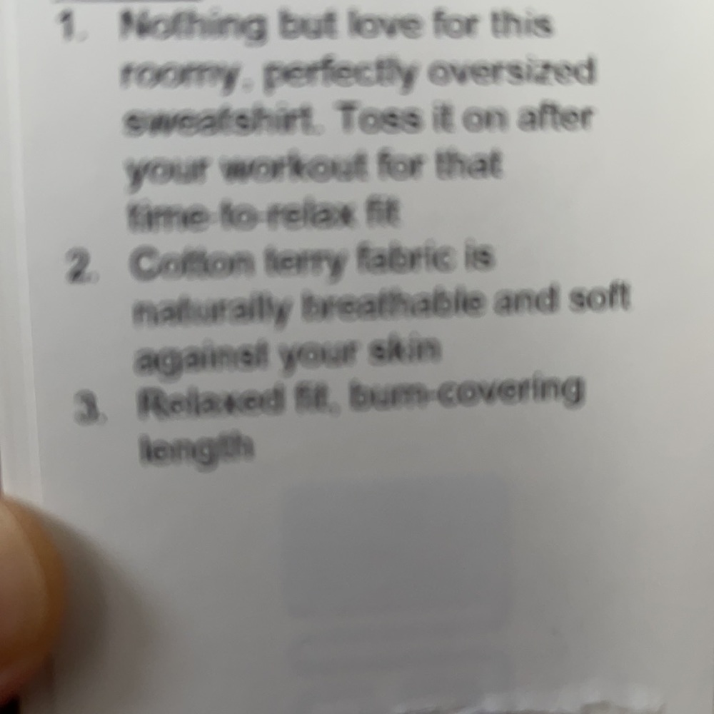 Lululemon Oversized Crew - Picture 3 of 3
